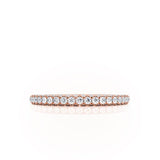 KINDREA - Triple Micro Pavé 18k Rose Gold Eternity Wedding Band Eternity Lily Arkwright