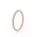 KINDREA - Triple Micro Pavé 18k Rose Gold Eternity Wedding Band Eternity Lily Arkwright