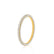 KINDREA - Triple Micro Pavé 18k Yellow Gold Eternity Wedding Band Eternity Lily Arkwright