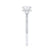 LIVELY - Round Lab Diamond 18k White Gold Petite Hidden Halo Pavé Shoulder Set Ring Engagement Ring Lily Arkwright