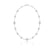 LAINEY - Lab Diamond Bezel Edge Necklace 18k White Gold Pendant Lily Arkwright