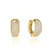 LEIA - Multie Row Pavé Lab Diamond Earrings 18k Yellow Gold Earrings Lily Arkwright
