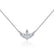 LENA - Marquise Petal Lab Diamond Necklace 18k White Gold Pendant Lily Arkwright