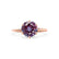 LILLIE - Chatham® Alexandrite 18k Rose Gold 6 Prong Knife Edge Solitaire Ring Engagement Ring Lily Arkwright