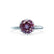 LILLIE - Chatham® Alexandrite 950 Platinum 6 Prong Knife Edge Solitaire Ring Engagement Ring Lily Arkwright