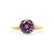 LILLIE - Chatham® Alexandrite 18k Yellow Gold 6 Prong Knife Edge Solitaire Ring Engagement Ring Lily Arkwright