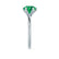 LILLIE - Chatham® Emerald 950 Platinum 6 Prong Knife Edge Solitaire Ring Engagement Ring Lily Arkwright