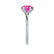 LILLIE - Chatham® Pink Sapphire 950 Platinum 6 Prong Knife Edge Solitaire Ring Engagement Ring Lily Arkwright
