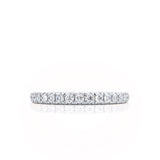 cecelia moissanite lab diamond eternity wedding band comfort fit white gold Lily Arkwright 3