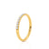 CECELIA - Micro Pavé 18k Yellow Gold Eternity Wedding Band Eternity Lily Arkwright