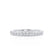 EMBER - 2.20mm Court Pavé 18k White Gold Eternity Wedding Band Eternity Lily Arkwright