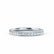 HARPER - Diamond Channel Set 18k White Gold Eternity Band Eternity Lily Arkwright