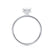 LIVELY - Oval Moissanite & Diamond Platinum Petite Hidden Halo Pavé Shoulder Set Ring Engagement Ring Lily Arkwright