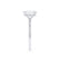 LIVELY - Radiant Moissanite & Diamond 18k White Gold Petite Hidden Halo Pavé Shoulder Set Ring Engagement Ring Lily Arkwright