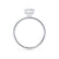 LIVELY - Radiant Moissanite & Diamond Platinum Petite Hidden Halo Pavé Shoulder Set Ring Engagement Ring Lily Arkwright