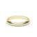 Women's Plain Wedding Band D Shape Profile 18k Yellow Gold Wedding Bands Lily Arkwright