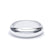 - D Shape Wedding Ring 9k White Gold Wedding Bands Lily Arkwright