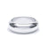 - D Shape Wedding Ring 9k White Gold Wedding Bands Lily Arkwright