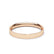 Women's Plain Wedding Band Flat Court Profile 18k Rose Gold Wedding Bands Lily Arkwright