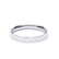 Plain Wedding Band Flat Court Profile 18k White Gold Wedding Bands Lily Arkwright