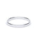 Women's Plain Wedding Band Regular Court Profile 18k White Gold Wedding Bands Lily Arkwright