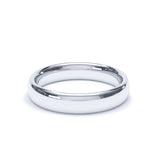 - Regular Court Profile Wedding Ring 9k White Gold Wedding Bands Lily Arkwright