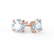 SENA - Round Moissanite 18k Rose Gold Stud Earrings Earrings Lily Arkwright