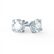 SENA - Round Moissanite 950 Platinum Stud Earrings Earrings Lily Arkwright