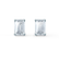 AVIANA - Emerald Moissanite 950 Platinum Emerald Stud Earrings Earrings Lily Arkwright