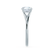 DAHLIA - Round Moissanite 18k White Gold Split Shank Solitaire Ring Engagement Ring Lily Arkwright