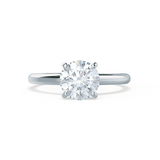 GRACE - Ex Display 0.23ct Round Moissanite 18k White Gold Solitaire Ring Engagement Ring Lily Arkwright