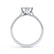 JUNIPER - Round Moissanite 950 Platinum Solitaire Ring Engagement Ring Lily Arkwright