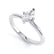 RAVEN - Marquise Moissanite 950 Platinum Twist Solitaire Ring Engagement Ring Lily Arkwright