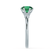 SERENITY - Lab Grown Emerald Platinum Solitaire Engagement Ring Lily Arkwright