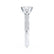 VICTORIA - Round Lab Diamond 18k White Gold Shoulder Set Ring Engagement Ring Lily Arkwright