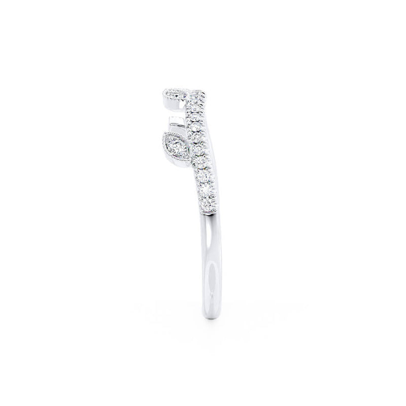 WILLOW - 18k White Gold Pavé Eternity Band Eternity Lily Arkwright