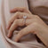 LIVELY - Radiant Moissanite & Diamond 18k Yellow Gold Petite Hidden Halo Pavé Shoulder Set Ring Engagement Ring Lily Arkwright