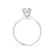 LOTTIE - Round Moissanite 9K White Gold 4 Prong Tulip Solitaire Ring Engagement Ring Lily Arkwright