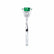LOVETTA - Round & Baguette Chatham® Emerald 950 Platinum Trilogy Engagement Ring Lily Arkwright