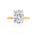 LULU - Elongated Cushion Moissanite 18k Yellow Gold Petite Solitaire Ring Engagement Ring Lily Arkwright