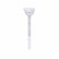 MACY - Princess Moissanite & Diamond 18k White Gold Petite Pavé Shoulder Set Ring Engagement Ring Lily Arkwright