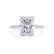 MACY - Radiant Lab Diamond Platinum Micro Pavé Engagement Ring Lily Arkwright