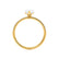 MACY - Pear Moissanite 18k Yellow Gold Petite Shoulder Set Engagement Ring Lily Arkwright