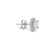 VOGUE - Round Moissanite & Diamond 950 Platinum Halo Earrings Earrings Lily Arkwright