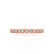 MUSE - Milgrain Finish 18k Rose Gold Eternity Wedding Band Eternity Lily Arkwright