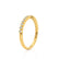 MUSE - Milgrain Finish 18k Yellow Gold Eternity Wedding Band Eternity Lily Arkwright