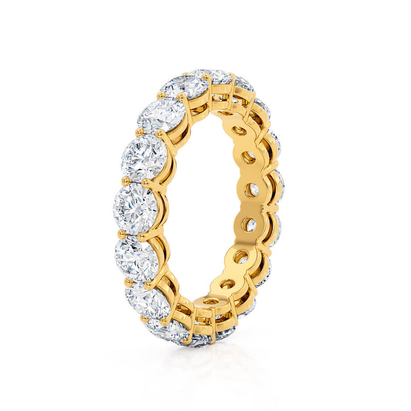 NADIA - 18k Yellow Gold Statement Eternity Eternity Lily Arkwright