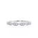OLYMPIA - Marquise Shaped Milgrain Platinum Eternity Wedding Band Eternity Lily Arkwright