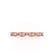 OLYMPIA - Marquise Shaped Milgrain 18k Rose Gold Eternity Wedding Band Eternity Lily Arkwright