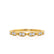 OLYMPIA - Marquise Shaped Milgrain 18k Yellow Gold Eternity Wedding Band Eternity Lily Arkwright